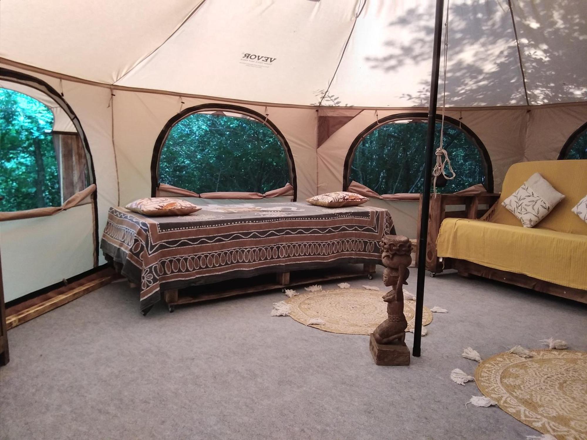 Tente Safari Lodge Dans Foret Luxuriante Vielle-Tursan Luaran gambar