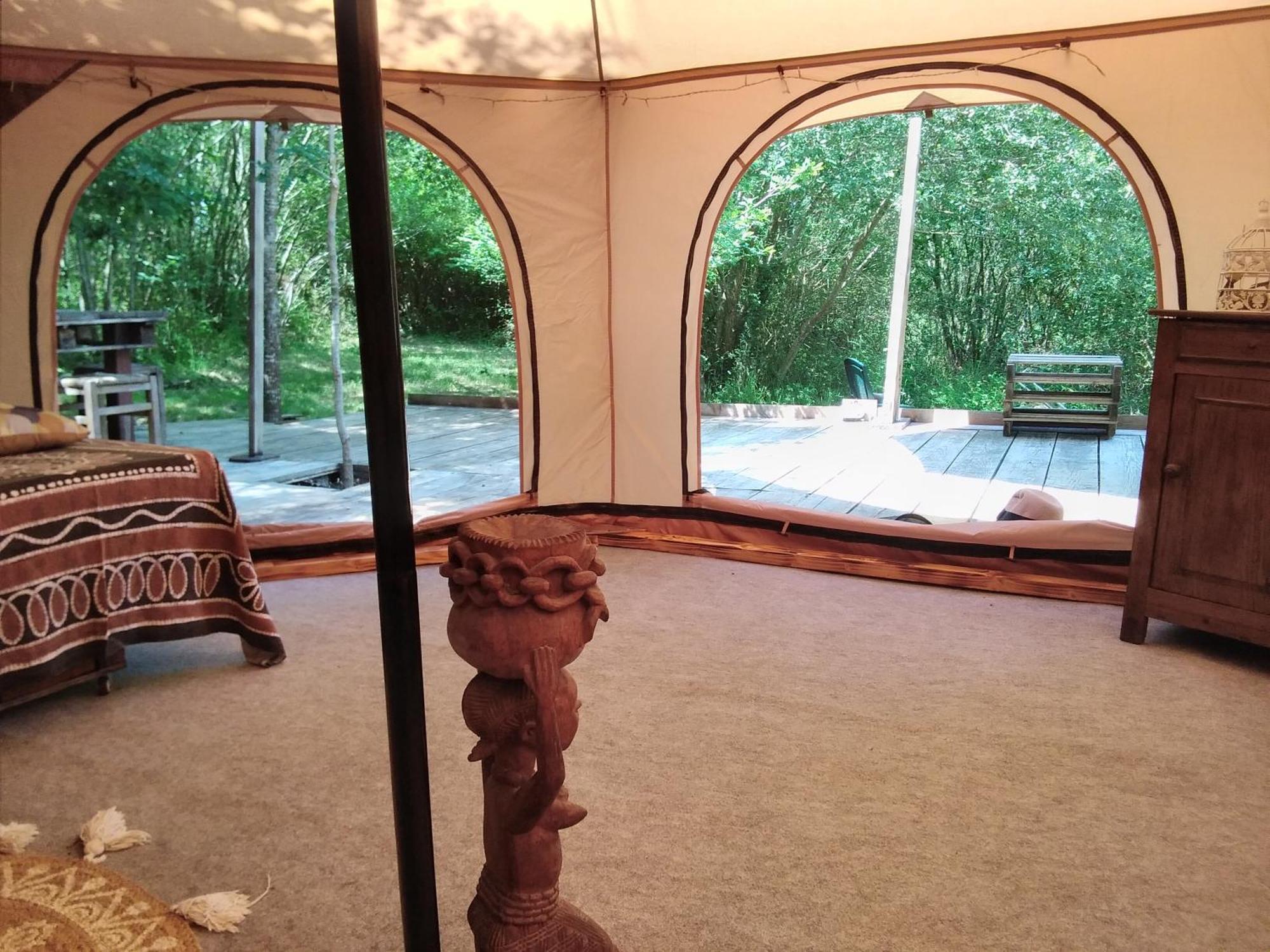 Tente Safari Lodge Dans Foret Luxuriante Vielle-Tursan Luaran gambar